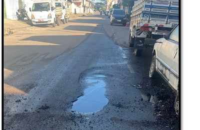 Vereador solicita recapeamento de trecho de avenida no bairro do Vergel do Lago