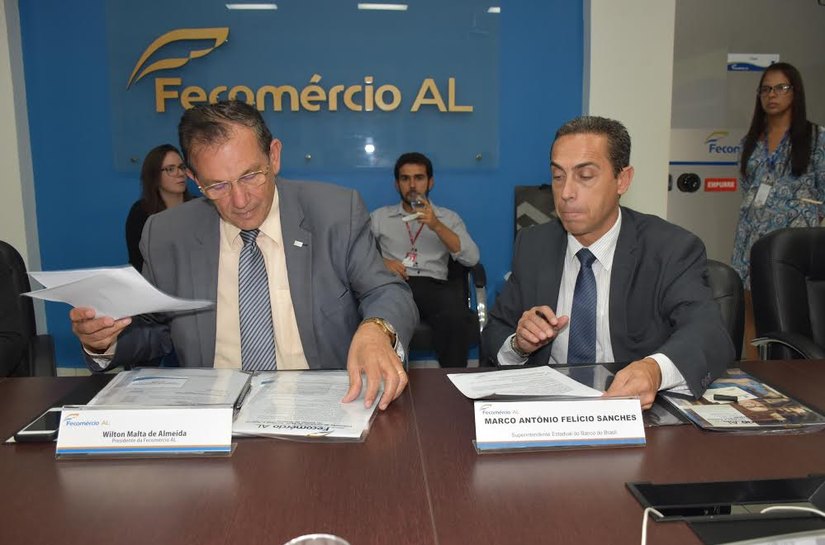 Fecomércio firma convênios com Banco do Brasil e Desenvolve