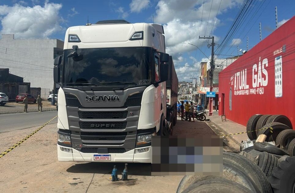 Acidente com caminhão
