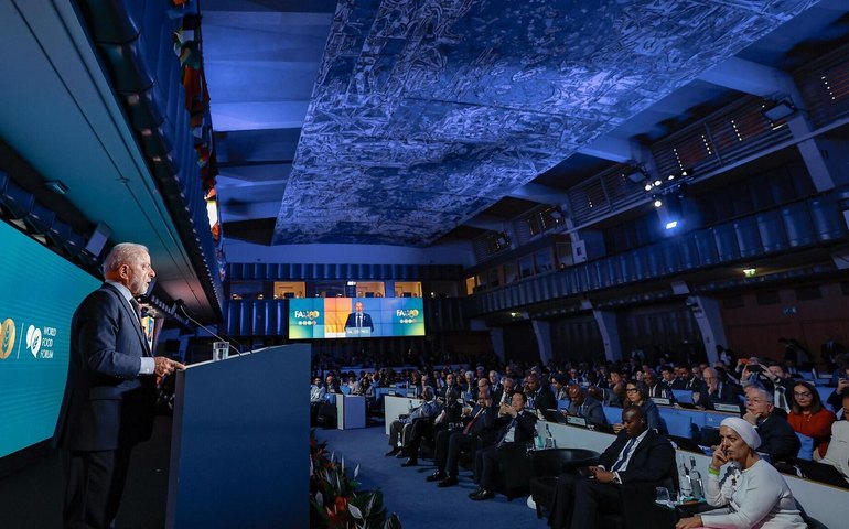 'Fome virou arma de guerra': discurso de Lula na FAO expõe enfraquecimento das instituições globais