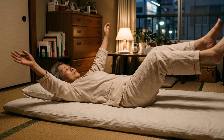 Dificuldade para dormir? Japoneses adotam o 'exercício da barata' para acelerar o sono