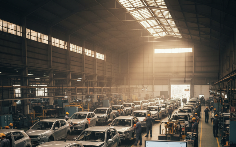 Produção de veículos cresce 3,5% em 2025, aponta Anfavea