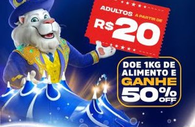 Internacional Circo Kroner lança Campanha Meia Solidária em Maceió nas últimas semanas da temporada