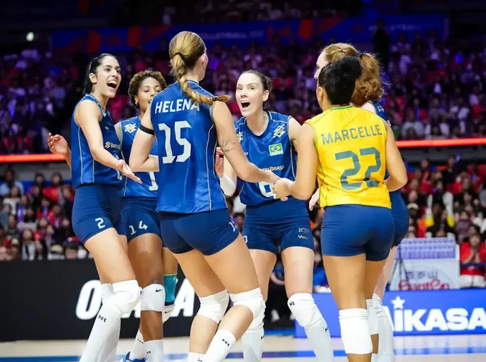 Liga das Nações: seleção feminina pega Japão na quarta em 1º mata-mata