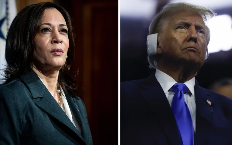 Pesquisas pós-debate mostram empate entre Kamala e Trump
