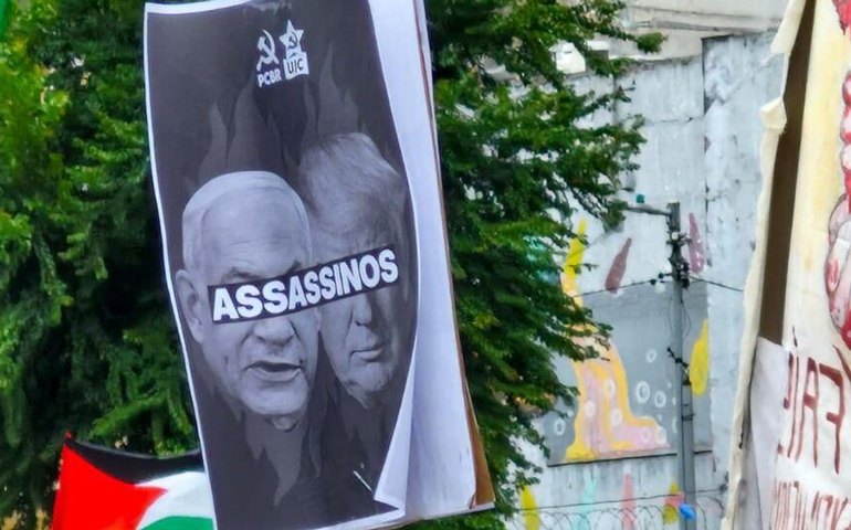 Protesto em São Paulo cobra ação do governo Lula contra Israel