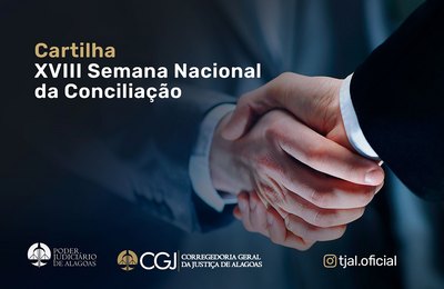 TJ elabora cartilha para a XVIII Semana Nacional da Conciliação