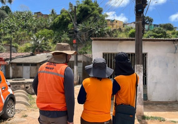 Mapeamento identifica áreas de risco em Maceió com foco em regiões do Feitosa e Vale do Reginaldo