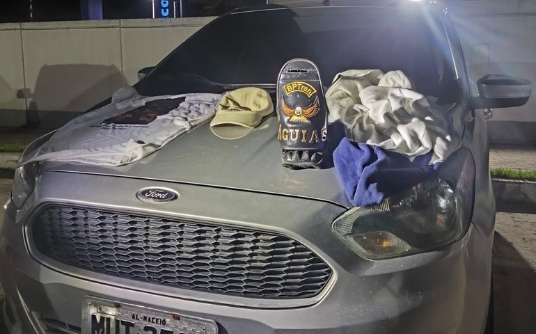 Batalhão de Trânsito apreende veículo usado durante duplo homicídio em Rio Largo