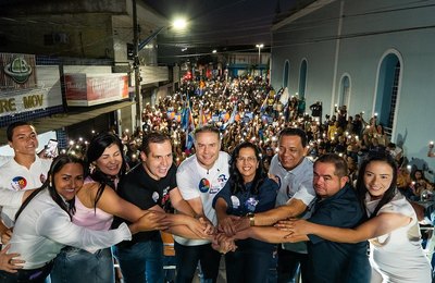 Edilza Alves e Fernando Pereira declaram apoio a Renan Filho em Lagoa da Canoa
