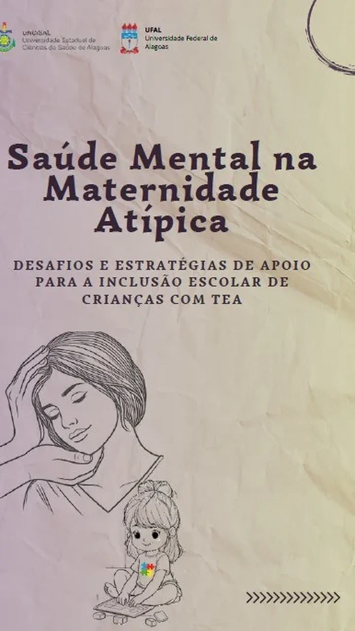 Mestrado da Ufal produz e-book sobre maternidade atípica e inclusão escolar