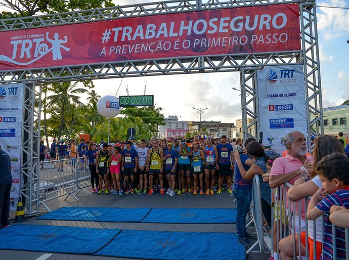 TRT/AL realiza 2ª Corrida e Caminhada Trabalho Seguro neste sábado