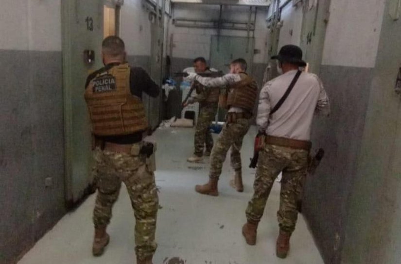 Polícia Penal transfere internamente mais 426 presos e diminui riscos de motins e fugas
