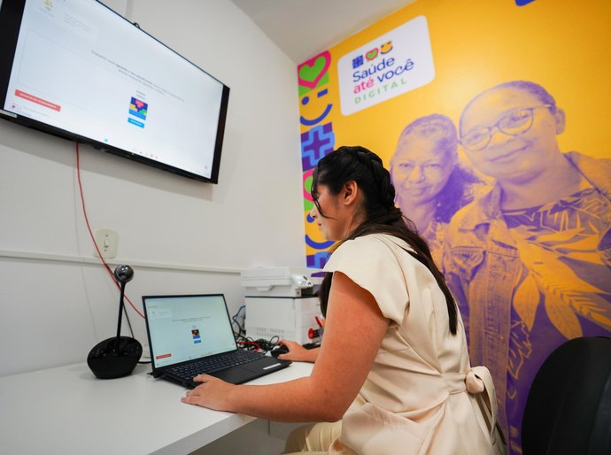 Governo inaugura sala do Programa Saúde Até Você Digital na cidade de Junqueiro