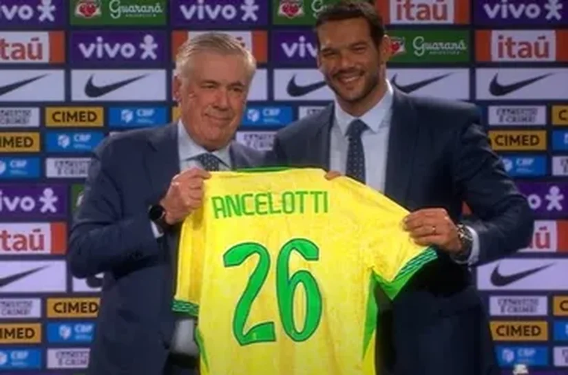 Ancelotti divulga 1ª convocação da Seleção Brasileira