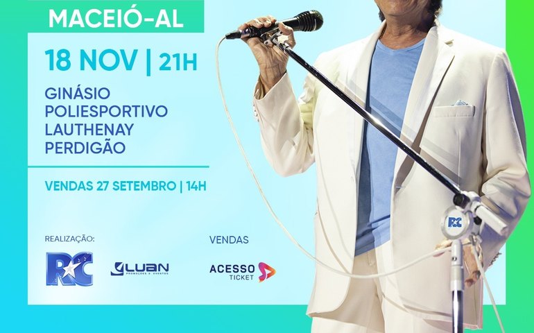 Contagem regressiva para o show de Roberto Carlos no sábado, 18