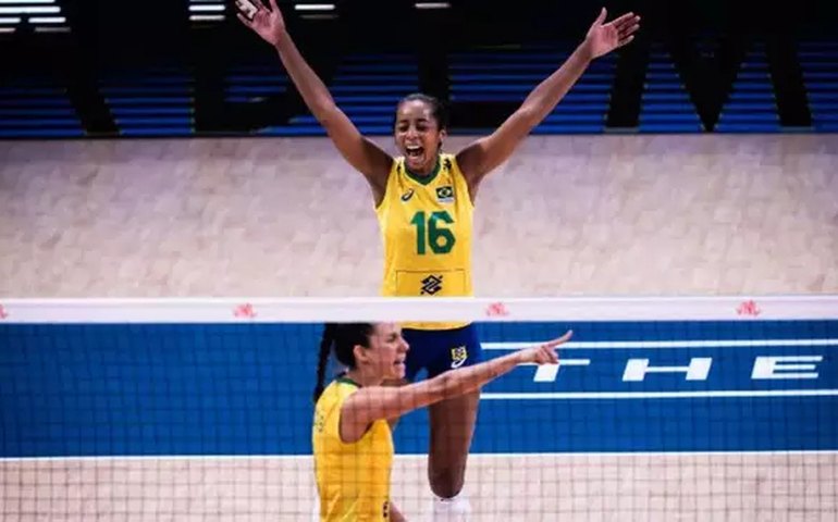 Brasil derrota Japão e está na semifinal da Liga das Nações feminina de vôlei