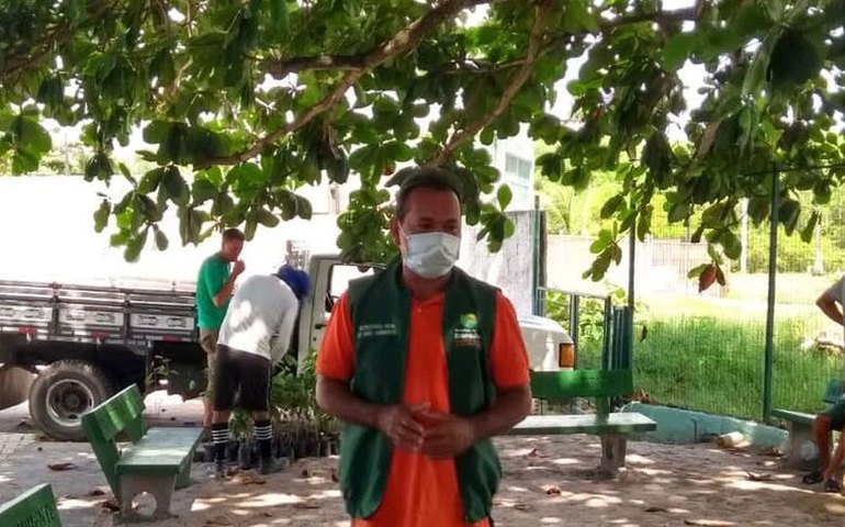 Meio Ambiente de Branquinha garante centenas de mudas de árvores para arborização da cidade