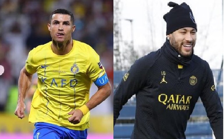 Neymar e Cristiano Ronaldo reeditarão rivalidade amistosa na Arábia Saudita; veja números de confronto
