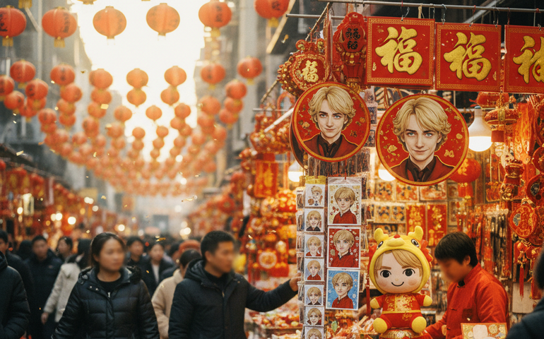 Draco Malfoy, de 'Harry Potter', vira mascote improvável de ano-novo na China