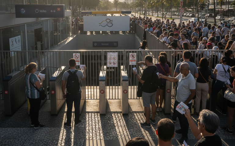 MetrôRio encerra venda de passaportes para a noite de Réveillon