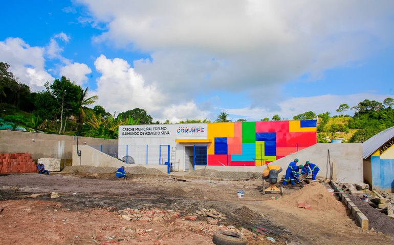 Creche Edelmo Raimundo de Azevedo, em Pindorama, entra na fase final de obras e será entregue em breve à população