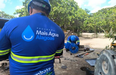 Sete cidades do interior de Alagoas recebem obras e manutenções preventivas na rede de saneamento