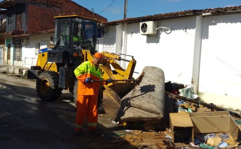 Mais de 1.900 toneladas de lixo são recolhidos de bairros banhados pela Lagoa Mundáu