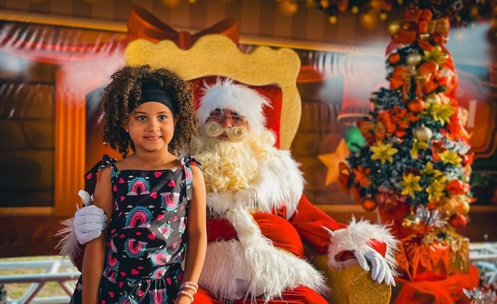 Papai Noel é esperado na festa Natal da Gente, que ocorre no próximo domingo