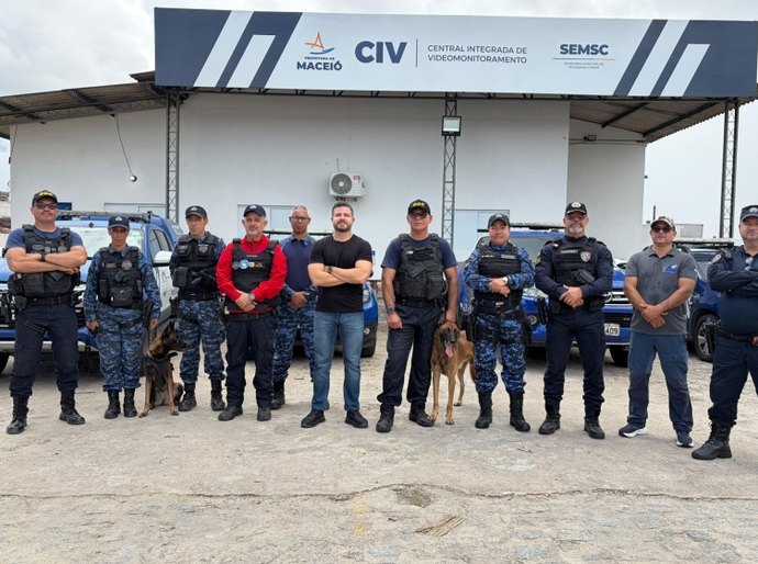 Segurança Cidadã recebe visita de canil da Guarda do Cabo de Santo Agostinho (PE)