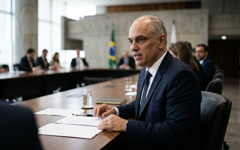 Moraes nega ter recebido mensagens de Vorcaro reveladas pelo jornal O Globo