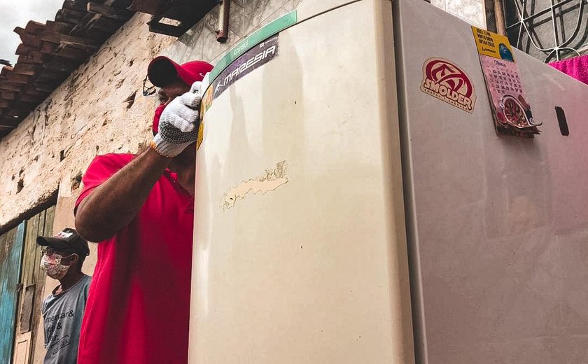 Equatorial Alagoas finaliza entrega de geladeiras em Santana do Ipanema
