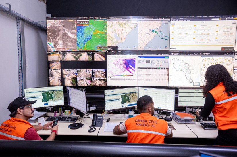 Inmet divulga novo aviso de chuva para o Litoral de Alagoas