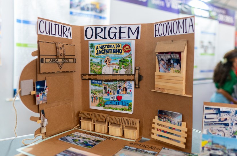 Estudantes da rede municipal apresentam projeto em evento de pesquisa e inovação