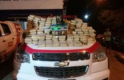 Batalhão de Radiopatrulha apreende 150 quilos de maconha no Cidade Universitária