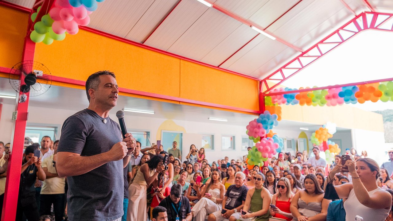 Paulo Dantas entrega a 67ª Creche Cria, em Maribondo