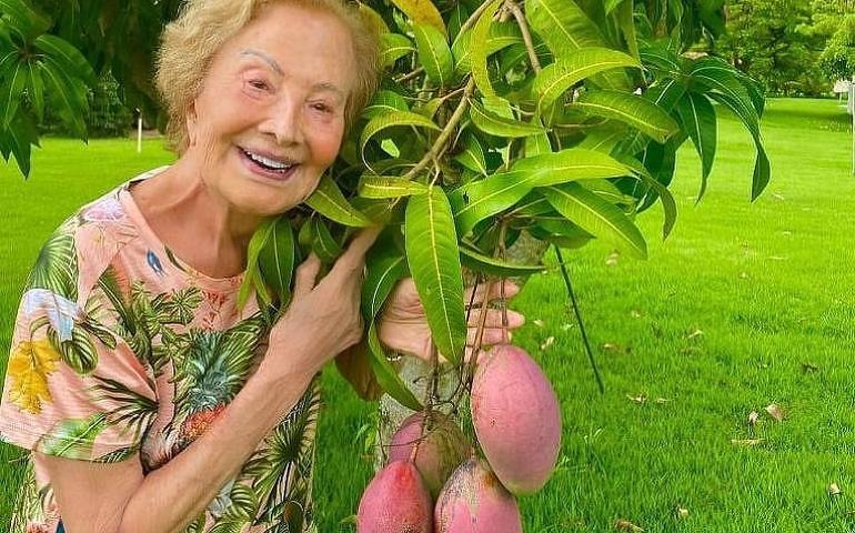 Eduardo Moscovis reencontra Glória Menezes: 'Animadíssima e contagiante'