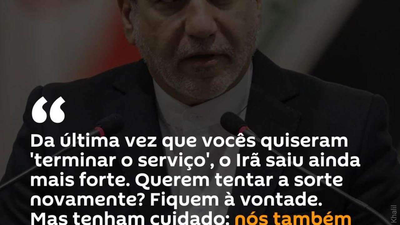 Iraniano alerta EUA sobre possíveis consequências de um ataque