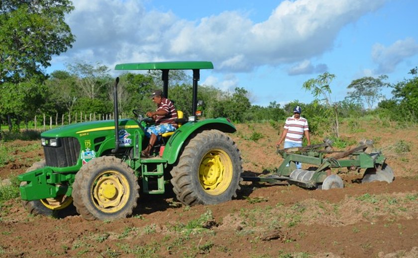 Pequenos agricultores recebem apoio da prefeitura de Canapi para  o plantio de seus alimentos