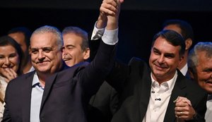 Alfredo Gaspar e Flávio Bolsonaro / Foto: Reprodução.