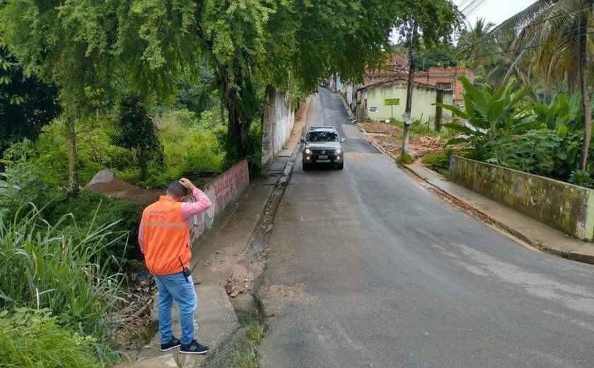 Ladeira da Moenda ficará interditada até às 14h no próximo sábado (3)