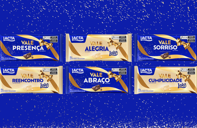 Lacta lança embalagens presenteáveis que dão vida ao conceito “Vale-Presença” neste fim de ano