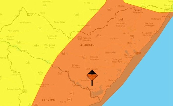 Inmet Divulga Novo Alerta De Acumulado De Chuva Para Municípios De Alagoas Alagoas Notícias 