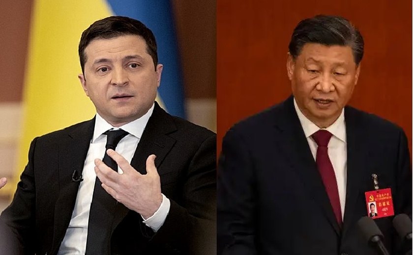 Ucrânia: após ligação para presidente da China, Zelenski fala de impulso às relações bilaterais