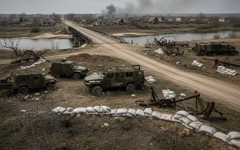 Imagens mostram libertação do povoado de Priluki por forças russas em Zaporozhie