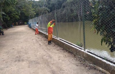 Parque Municipal passa por melhorias e reparos