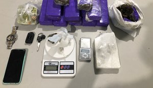 Três homens são presos com mais 8 quilos de drogas em Aracaju