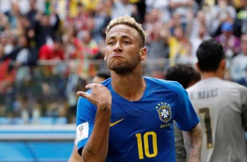 Neymar marcou o segundo gol da seleção brasileira na vitória sobre a Costa Rica Carlos Garcia Rawlins/Reuters