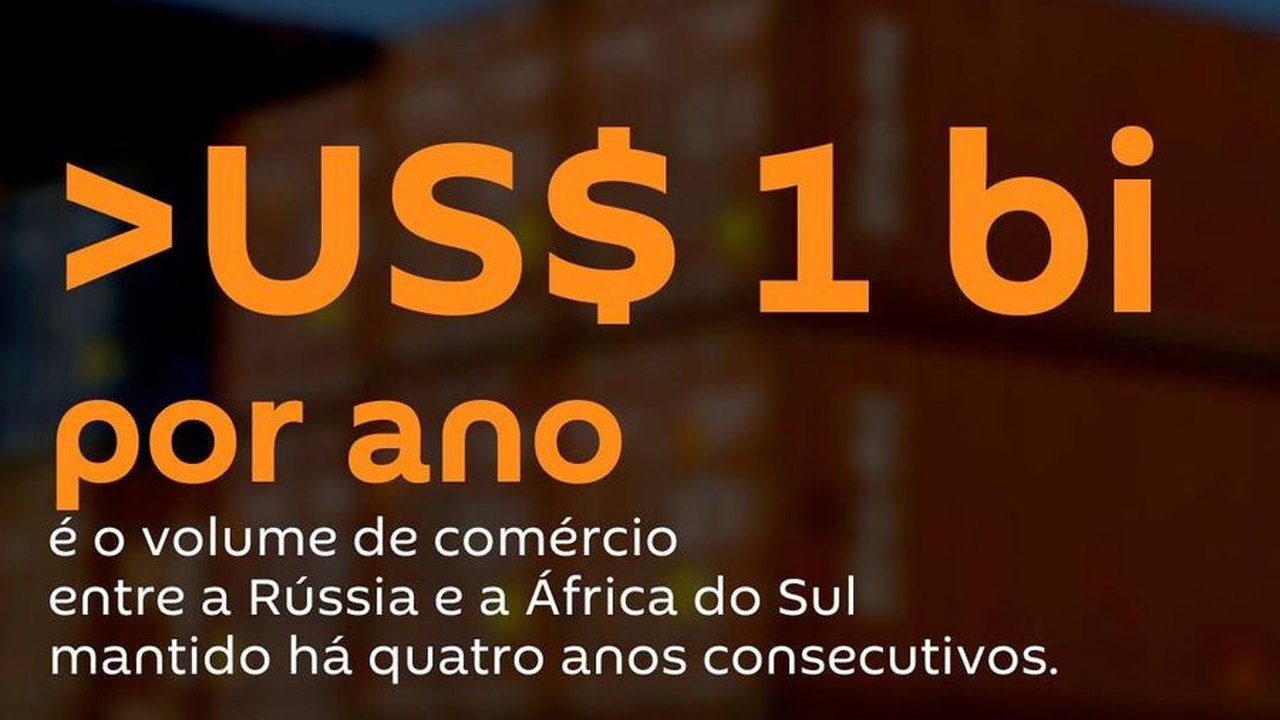 Comércio entre Russia e África do Sul supera US$ 1 bilhão por quatro anos seguidos