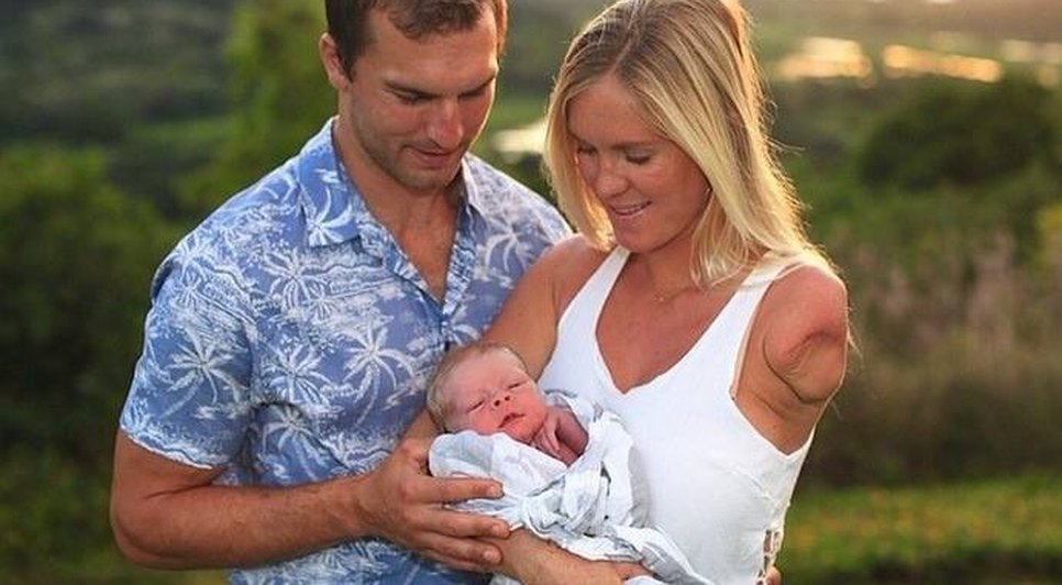 Bethany Hamilton e sua família - Foto: Divulgação